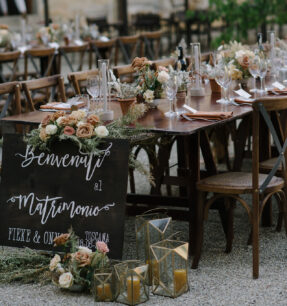 Wedding decoration in Tuscany by Funkybirdphotography