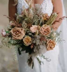 Bridal bouquet Tuscan wedding by Funkybirdfirenze