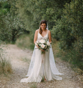 Bridal bouquet by funkybirdfirenze