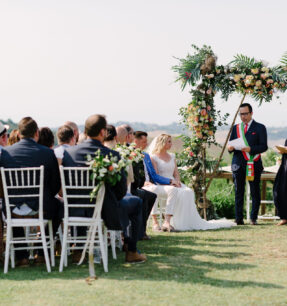 tuscan wedding ceremony